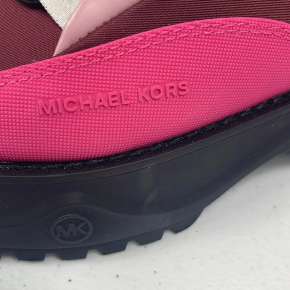 Michael Kors Dupree Hiker Booties Merlot Multi Size 8 1/2 NIB - Picture 3 of 12